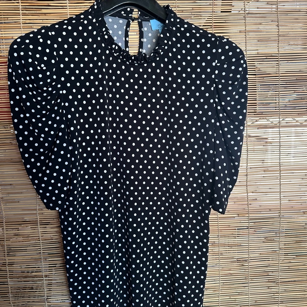 Black and White Polka Dot Dress